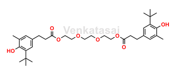 Picture of Triethylene glycol bis(3-tert-butyl-4-hydroxy-5-methylphenyl)propionate