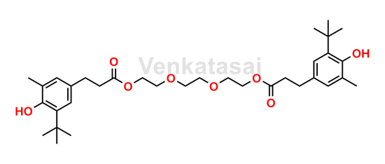 Picture of Triethylene glycol bis(3-tert-butyl-4-hydroxy-5-methylphenyl)propionate