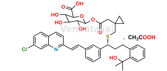 Picture of Montelukast Acyl-β-D-Glucuronide Acetate