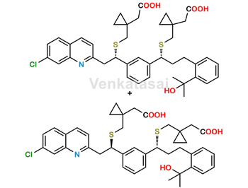 Picture of  Montelukast EP Impurity D+E (Michael Adduct 1+2)