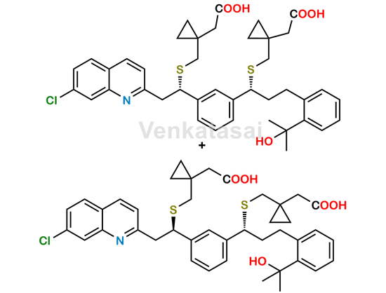 Picture of  Montelukast EP Impurity D+E (Michael Adduct 1+2)