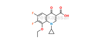 Picture of Moxifloxacin Difluoro Ethoxy Acid Impurity
