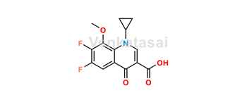 Picture of Moxifloxacin Difluoro Methoxy Acid Impurity