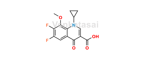 Picture of Moxifloxacin Difluoro Methoxy Acid Impurity