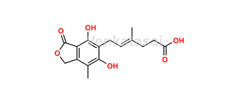 Picture of Mycophenolic Acid O-Desmethyl Impurity 