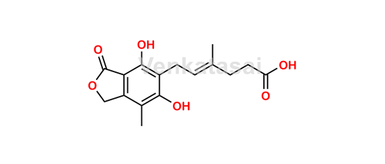 Picture of Mycophenolic Acid O-Desmethyl Impurity 