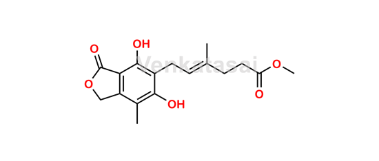 Picture of Mycophenolic Acid O-Desmethyl Methyl Ester 