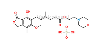 Picture of Mycophenolate Mofetil Sulfate salt