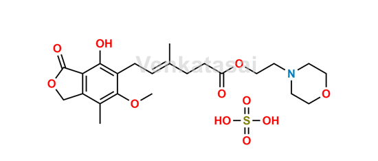 Picture of Mycophenolate Mofetil Sulfate salt