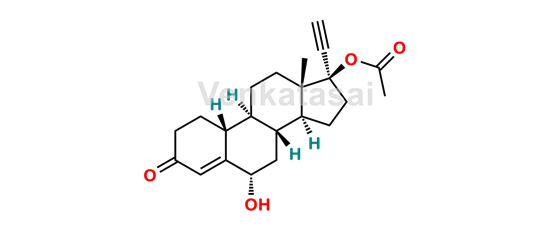 Picture of Norethindrone Acetate 6-alpha-Hydroxy Impurity