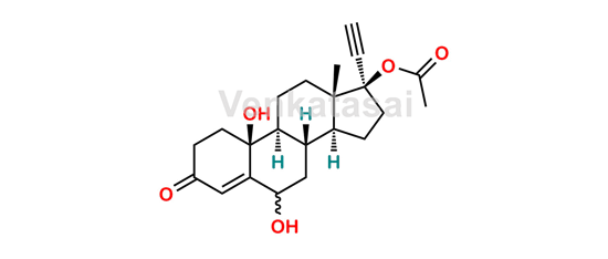 Picture of 6,10-di-Hydroxy Norethindrone Acetate