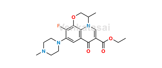 Picture of Ofloxacin EP Impurity D Ethyl Ester