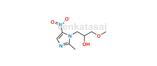 Picture of 1-methoxy-3-(2-methyl-5-nitroimidazol-1-yl)propan-2-ol