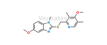 Picture of Omeprazole Sulfide N1-Methyl 5-Methoxy Analog