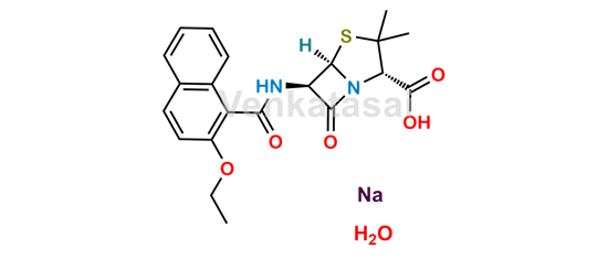 Picture of Nafcillin sodium salt monohydrate 