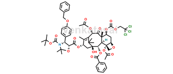 Picture of 3’-p-O-Benzyl-N-desbenzoyl-N-tert-butoxycarbonyl-N,O-isopropylidene-7-{[(2,2,2,-trichloroethyl)oxy]carbonyl} Paclitaxel