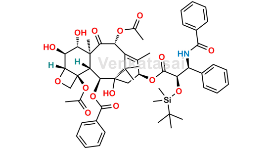 Picture of 2’-O-(tert-Butyldimethylsilyl)-6α-hydroxy Paclitaxel