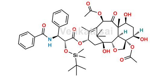 Picture of 2’-O-tert-Butyl(dimethyl)silyl-2-debenzoyl-[2,4]-oxol Paclitaxel