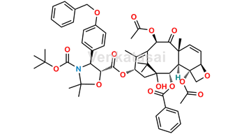 Picture of N-Desbenzoyl-N-tert-butoxycarbonyl-N,O-isopropylidene-3’-p-O-benzyl-6,7-dehydro Paclitaxel