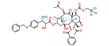 Picture of N-Debenzoyl-3’-p-O-benzy-7-{[(2,2,2,-trichloroethyl)oxy]carbonyl} Paclitaxel