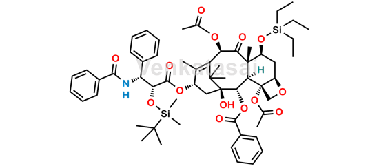 Picture of 7-O-(Triethylsilyl)-2’-O-tert-butyl(dimethyl)silyl Paclitaxel