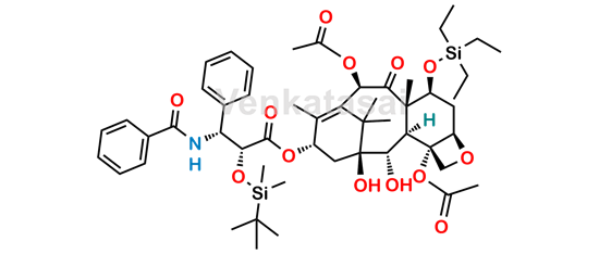 Picture of 7-O-(Triethylsilyl)-2’-O-tert-butyl(dimethyl)silyl-2-debenzoyl Paclitaxel