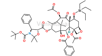 Picture of 13-{[(3-N-Boc)-2,2-dimethyl-4S-phenyl-1,3-oxazolidin-5R-yl]formyl}-7-O-(triethylsilyl) Baccatin III