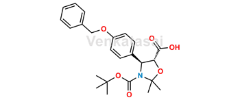 Picture of (4S,5R)-2,2-Dimethyl-4-[4-(phenylmethoxy)phenyl]-3,5-oxazolidinedicarboxylic Acid 3-(1,1-Dimethylethyl) Ester