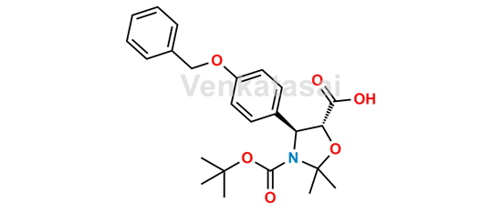 Picture of (4S,5R)-2,2-Dimethyl-4-[4-(phenylmethoxy)phenyl]-3,5-oxazolidinedicarboxylic Acid 3-(1,1-Dimethylethyl) Ester