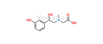 Picture of N-[(2R)-2-Hydroxy-2-(3-hydroxyphenyl)ethyl]-N-methyl-glycine