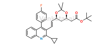 Picture of Pitavastatin Acetonide t-Butyl Ester