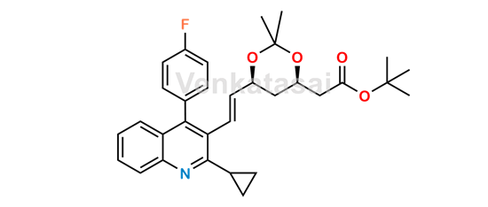 Picture of Pitavastatin Acetonide t-Butyl Ester