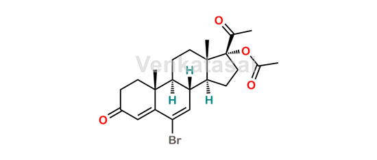 Picture of 6-Bromo-delta 6-chloro-acetoxyprogesterone