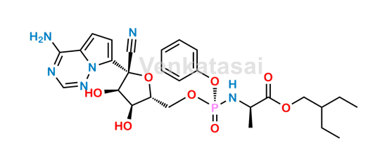 Picture of Remdesivir R-P D-alanine isomer