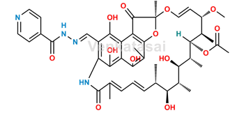 Picture of 3-Formyl Rifamycin Isonicotinoyl Hydrazone