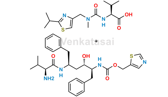 Picture of Mixture of Ureidovaline and N-deacylvaline Ritonavir