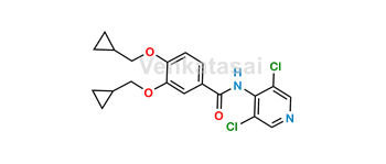 Picture of Roflumilast Dicyclopropylmethoxy Impurity 