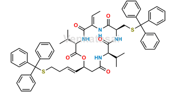 Picture of Romidepsin Di-S-trityl impurity