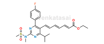 Picture of Rosuvastatin 2,3,4,5-Dianhydro Acid Ethyl Ester