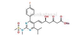 Picture of Rosuvastatin 3-Oxo Acid Sodium Salt