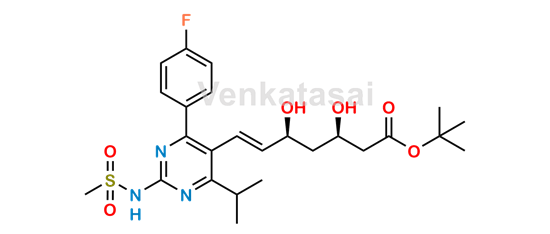 Picture of Rosuvastatin N-Desmethyl t-Butyl Ester