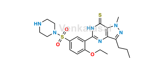 Picture of Sildenafil N-Desmethyl Thione Impurity