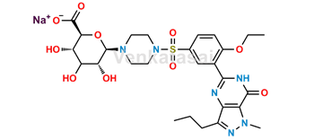 Picture of N-Desmethyl Sildenafil-N-β-D-Glucuronide