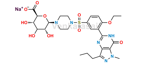 Picture of N-Desmethyl Sildenafil-N-β-D-Glucuronide