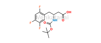Picture of Sitagliptin Impurity 19 ((R)-Sitagliptin N-Boc-Acid Impurity)