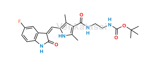 Picture of Sunitinib N,N-Didesethyl N-Butoxycarbonyl Impurity