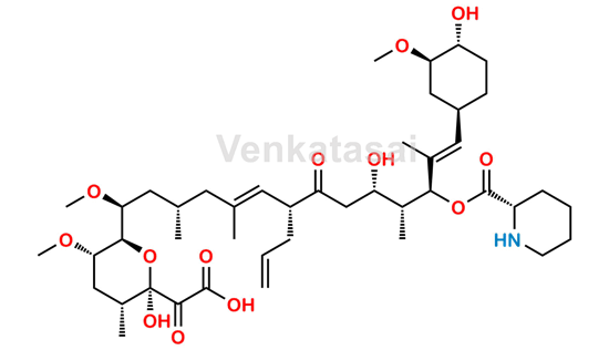 Picture of Tacrolimus 21-Carboxylic acid Impurity