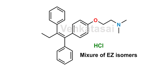 Picture of Tamoxifen mixture of EZ isomers HCl