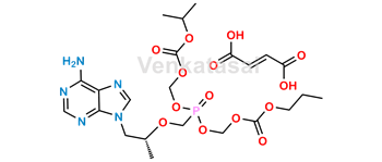 Picture of n-POC-POC Tenofovir Fumarate