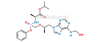 Picture of Tenofovir Alafenamide N-hydroxy methyl impurity